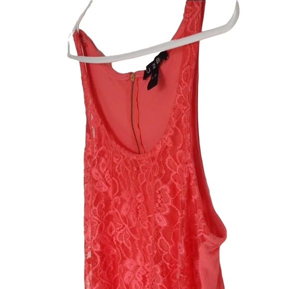 U2B New without tag orange lace tank top size L/G - Picture 3 of 9